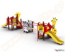 Κέντρο παιδικής χαράς Μαγαδασκάρη  Ξύλινα Κέντρα Παιδικής Χαράς