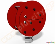 Τραμπάλα ελατήριο "πασχαλίτσα"  Τραμπάλες - Ελατήρια