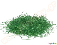 Χόρτο για καλαθάκια πράσινο 30 γρ.  Διάφορα Διακοσμητικά Υλικά