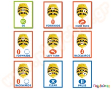 BeeBot – Κάρτες ακολουθίας A6  Ρομποτική - Προγραμματισμός STEM