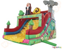 Φουσκωτό Τσουλήθρα Η παρέα των ζώων (με 1 blower)  Φουσκωτά Τσουλήθρες