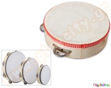 Ταμπουρίνο μεμβράνης και ντέφι 25 εκ.  Ταμπουρίνα - Ντέφια - Πιατίνια