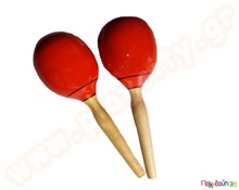 Μαράκες ξύλινες 25 εκ.  Μαράκες - Καστανιέτες