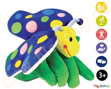 Λούτρινη πεταλούδα γαντόκουκλα  Γαντόκουκλες Κουκλοθεάτρου