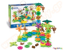 Εκπαιδευτικό Παιχνίδι κατασκευών STEM Gears! Gears! Gears! Movin Monkeys  Παιχνίδια Κατασκευών - Μαστορέματα