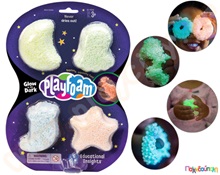 Εκπαιδευτικό Παιχνίδι Αισθήσεων Αφρώδης πλαστελίνη φωσφοριζέ  Playfoam Glow In The Dark 4 τεμάχια  Εκπαιδευτικά Παιχνίδια με τις Αισθήσεις