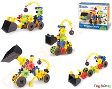 Εκπαιδευτικό Παιχνίδι STEM Gears! Gears! Gears! Οχήματα κατασκευών με γρανάζια Σετ 43 τεμαχίων WreckerGears  Παιχνίδια Κατασκευών - Μαστορέματα