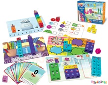 Εκπαιδευτικό Παιχνίδι STEM Αριθμοκυβάκια Κύβοι Αριθμητικής 1-10 Mathlink Cubes Numberblocks  Εκπαιδευτικά Παιχνίδια με Αριθμούς - Νομίσματα