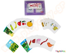 Τροφές και προέλευση τους ECO 24 τεμάχια  Εκπαιδευτικά Παιχνίδια Γνώσεων