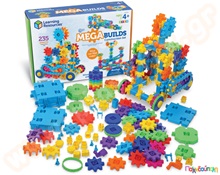 Εκπαιδευτικό Παιχνίδι STEM Gears! Gears! Gears! Γιγάντιες κατασκευές με γρανάζια Σετ 235 τεμαχίων  Παιχνίδια Κατασκευών - Μαστορέματα