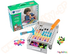 Εκπαιδευτικό παιχνίδι STEM Design and Drill Ο πρώτος μου πάγκος εργασίας (γκρι)  Παιχνίδια Κατασκευών - Μαστορέματα