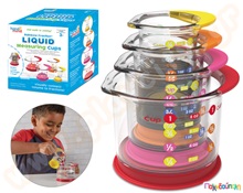 Εκπαιδευτικό παιχνίδι STEM Δοσομετρητές Σετ 4 κυπελλάκια  Εκπαιδευτικά Παιχνίδια Λεπτής Κινητικότητας