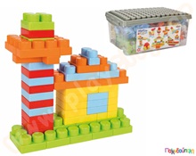 Τουβλάκια Master σε παιχνιδόκουτο 110 τεμαχίων  Πλαστικά Παιχνίδια Κατασκευών με Τουβλάκια