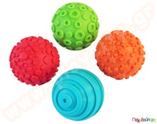 Αισθητήριες σφαίρες για πηλό και ζύμη σετ 4 τεμάχια  Εργαλεία Πλαστελίνης και Πηλού