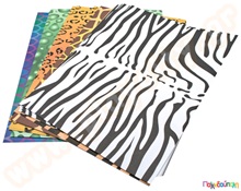 Χαρτόνια Α4 με τύπωμα δέρμα ζώων σετ 40 τεμάχια  Χαρτόνια Τυπωμένα