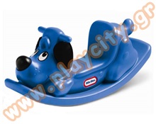 Πλαστική Τραμπάλα Κουνιστό Κουτάβι Μπλε Little Tikes  Παιδικές Τραμπάλες