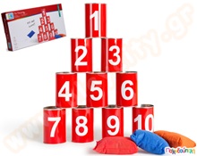 Παιχνίδι στόχου και αριθμητικής - Tin Throwing - Red  Ομαδικά Παιχνίδια