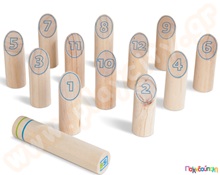 Παιχνίδι ρίψης ξύλινων στόχων - Finnish Throwing Game  Ομαδικά Παιχνίδια