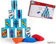 Παιχνίδι στόχου με τενεκεδάκια  Ομαδικά Παιχνίδια