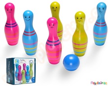 Skittles Jr. Ξύλινο μπόουλινγκ συναισθημάτων  Ομαδικά Παιχνίδια