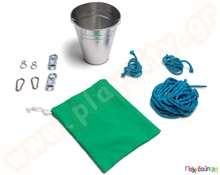 Σετ σχοινιά με τροχαλία  Εκπαιδευτικά Παιχνίδια Συντονισμού