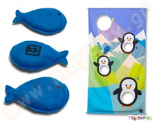 Παιχνίδι στόχου - Τάισε τους πιγκουίνους  Ομαδικά Παιχνίδια