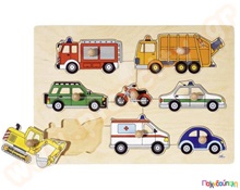 Παζλ-ενσφηνώματα "μέσα μεταφοράς"  Ξύλινα Παιδικά Ενσφηνώματα