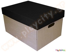 Κούτα αποθήκευσης αρχείου με καπάκι 53x38x30 εκ.  Συστήματα Αποθήκευσης - Παιχνιδόκουτα