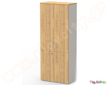 Ντουλάπα-Βιβλιοθήκη STAR 195,5 εκ  Έπιπλα Αίθουσας Αναμονής - Γραφείου