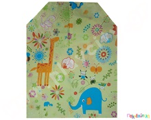 Σεντόνι βαμβακερό λαχανί ράντσου ζωάκια  Προίκα Μωρού-Βρεφικά Είδη