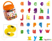 Μαγνητικά πεζά Αγγλικά γράμματα 154 τμχ.  Εκπαιδευτικά Παιχνίδια με Λέξεις - Γράμματα
