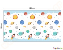 Χαλί παιχνιδιού για βρέφη Διάστημα  Δάπεδα Ασφαλείας Παιδικού Δωματίου