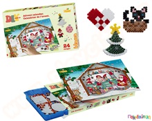 Σετ Χριστουγεννιάτικο Ημερολόγιο 5000 χάντρες 5mm  Πλαστικά Παιχνίδια Κατασκευών με Χάντρες Midi HAMA
