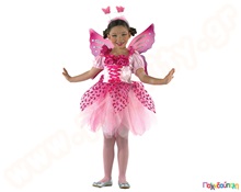 Στολή ροζ πεταλούδα (χωρίς φτερά)  Στολές Αποκριάς - Χριστουγέννων - Εορτών