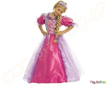 Στολή Ραπουνζέλ λιλά  Στολές Αποκριάς - Χριστουγέννων - Εορτών