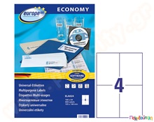 Ετικέτες 400 τεμάχια 105x148 χιλ.  Αναλώσιμα