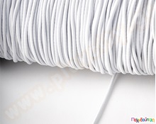 Κορδόνι ελαστικό λευκό 2 χιλ. 50 μ.  Διακοσμητικά Κορδόνια - Λάστιχα