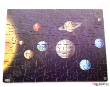 Ξύλινο παζλ ηλιακό σύστημα 80 τεμάχια  Ξύλινα Εκπαιδευτικά Παζλς