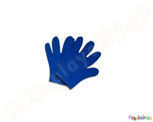 Μπλε γάντια για δαχτυλόκουκλες  Δακτυλόκουκλες Κουκλοθεάτρου