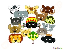 Σετ μάσκες 15 τεμάχια  Δακτυλόκουκλες Κουκλοθεάτρου