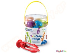 Λαβίδες λεπτής κινητικότητας και γραφής Tri-Grip Σετ 6 τεμάχια  Εκπαιδευτικά Παιχνίδια Συντονισμού