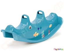 Τραμπάλα Φάλαινα - Blue marine  Παιδικές Τραμπάλες