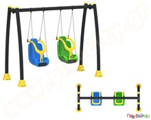 Κούνια διπλή για ΑμεΑ  Επαγγελματικές Κούνιες - Αμμοδόχοι