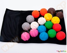 Μπάλες αισθήσεων 5,5 εκ. Σετ 18 τεμάχια  Εξοπλισμός Εργοθεραπείας - Φυσιοθεραπείας