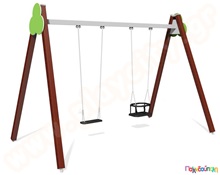 Κούνια δύο θέσεων νηπίων και βρεφών  Επαγγελματικές Κούνιες - Αμμοδόχοι