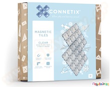 Μαγνητικά τουβλάκια κατασκευών Connetix Βάσεις Διαφανείς Σετ 2 τεμάχια  Μαγνητικά Παιχνίδια Κατασκευών