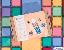 Μαγνητικά τουβλάκια κατασκευών Connetix Pastel Square Σετ 40 τεμάχια  Μαγνητικά Παιχνίδια Κατασκευών