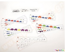 Κάρτες Αλληλουχίας για Καμήλες Σύνδεσης Σετ 20 τμχ.  Εκπαιδευτικά Παιχνίδια Ταξινόμησης