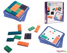 Παζλ τετράγωνο - Square Puzzle  Εκπαιδευτικά Παιχνίδια με Σχήματα - Μεγέθη - Χρώματα