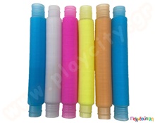 Φωτεινοί ελαστικοί σωλήνες Σετ 6 τεμάχια  Αισθητηριακή Ολοκλήρωση